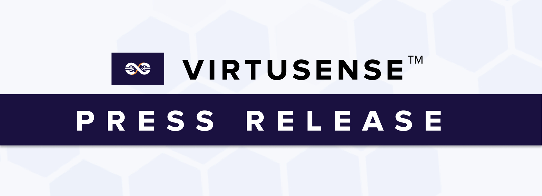 Banner reading VirtuSense Press Release 